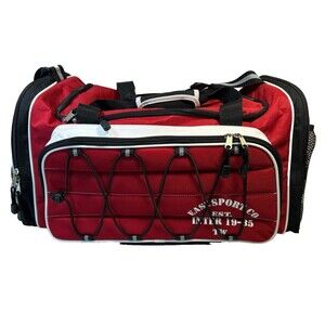 Eastsport duffle sport gym bag Red and Black 22 Inch -GUC